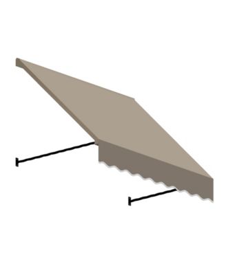 Awntech 6' Santa Fe Twisted Rope Arm Window/Entry Awning, 31" H x 12" D