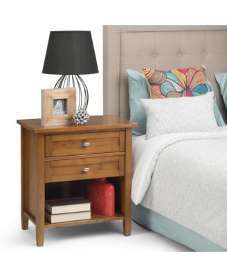 Warm Shaker Bedside Table