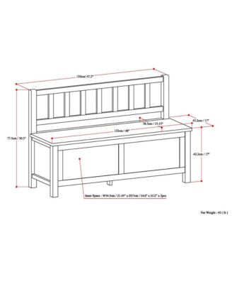 Artisan Storage Bench