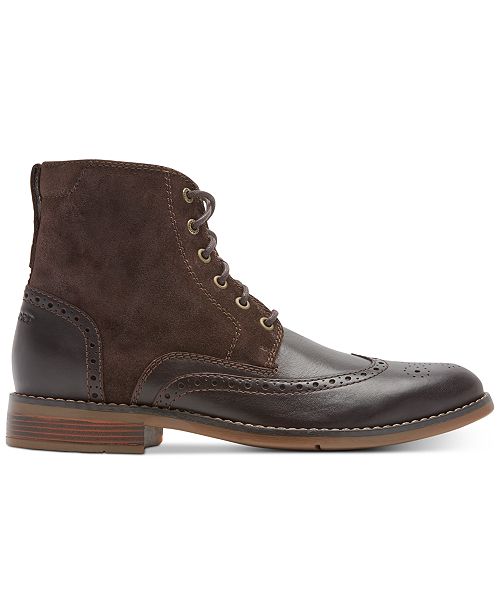Rockport Men S Colden Wingtip Dress Casual Boots Reviews All