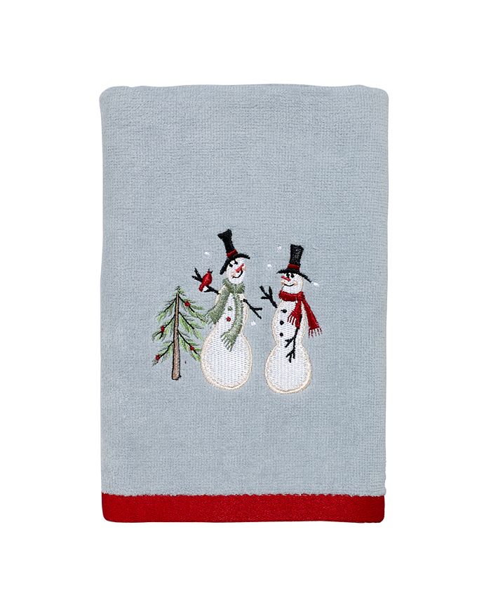 Avanti Tall Snowman Hand Towel Macy's