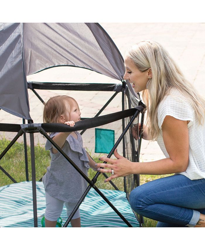 Baby Delight Go With Me Eclipse Deluxe Portable Playard With Canopy