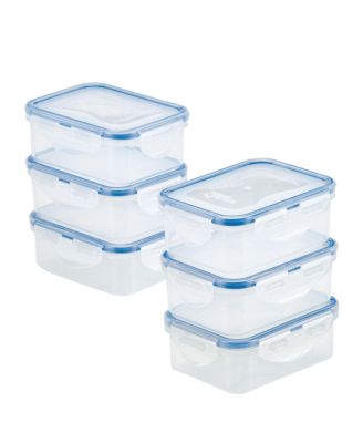 Lock n Lock - Easy Essentials Rectangular 12-Pc. Food Storage Container Set, 11-Oz.