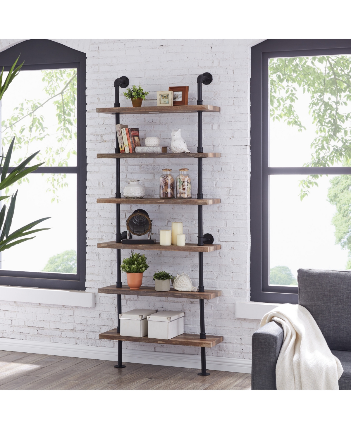 Danya B 4-Tier Bracket Wall Shelf