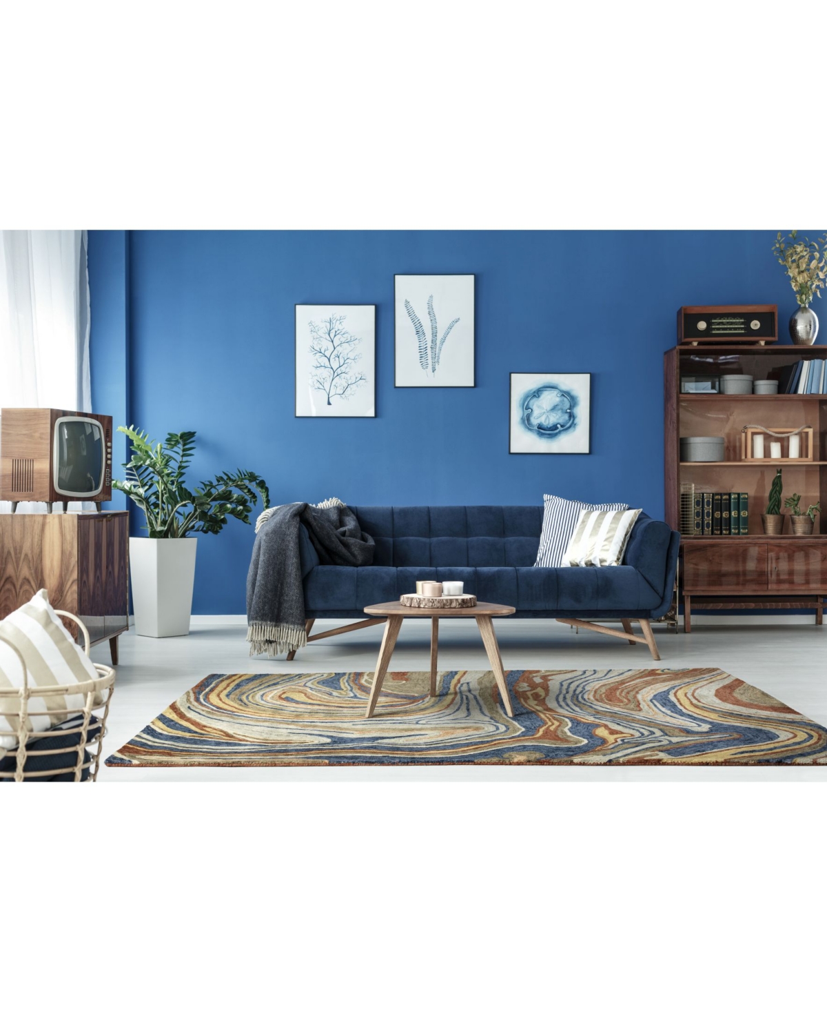 Kaleen Marble MBL06-86Area Rug - Multi