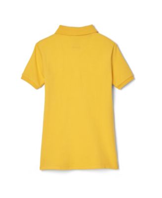 Big Girls Short Sleeve Stretch Pique Polo Shirt