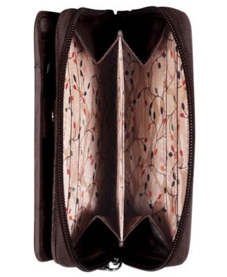 Casablanca Collection RFID Secure Small Clutch Wallet