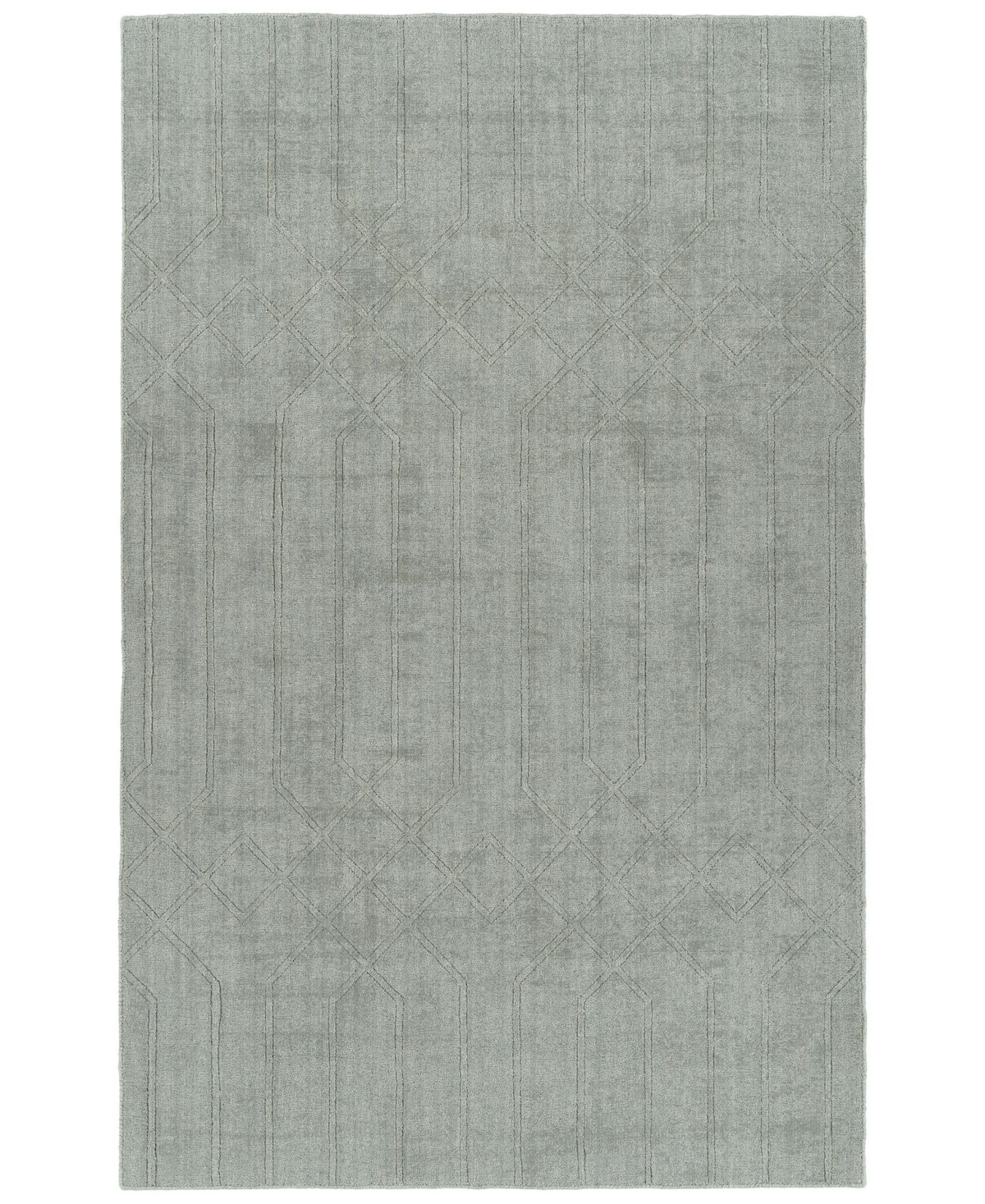 Kaleen Minkah MKH02-77 Silver 5' x 7' Outdoor Area Rug - Silver