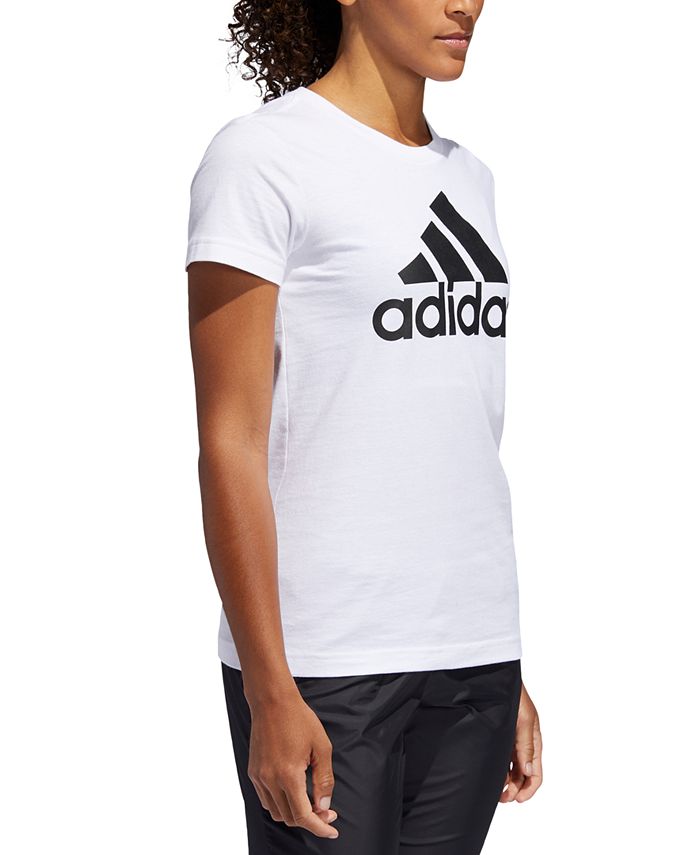 adidas Women's Cotton Badge of Sport T-Shirt & Reviews - Tops - Women ...