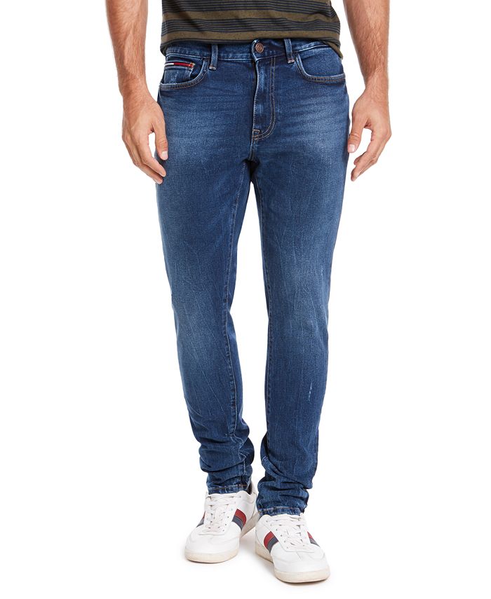 Tommy Hilfiger Men's Skinny-Fit Tapered Jeans, Created for Macy's - Macy's