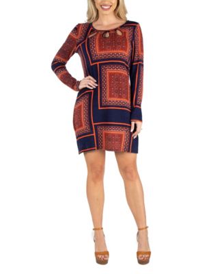 macys womens long sleeve dresses