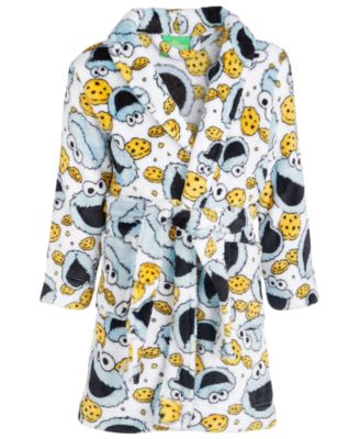 AME - Toddler Boys Fleece Cookie Monster Robe