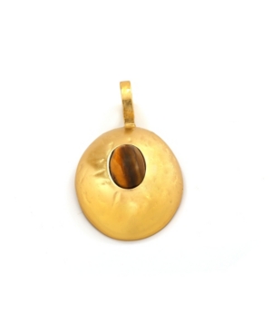 image of Stephanie Kantis Pebble Cabochon Tigers Eye Pendant