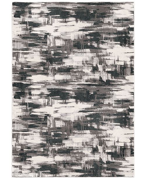 Palmetto Living Riverstone Impasto Gray 6 7 X 9 6 Area Rug