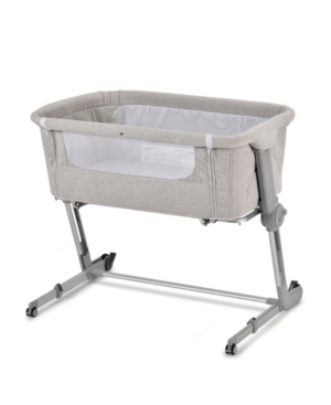 Unilove Grey Hugme Plus Bedside Sleeper Bassinet Includes Mattress and Travel Bag