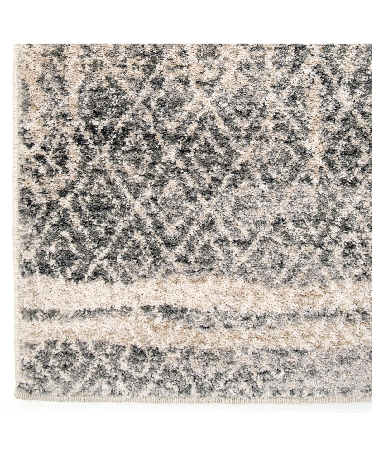 Orian Riverstone Pinnacle Cloud Gray Area Rug
