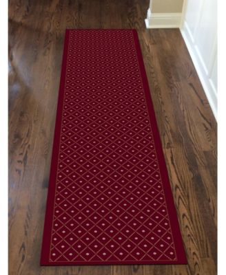 CLOSEOUT! 782/1714/RED Pesaro Red 2'2" x 7'7" Runner Rug
