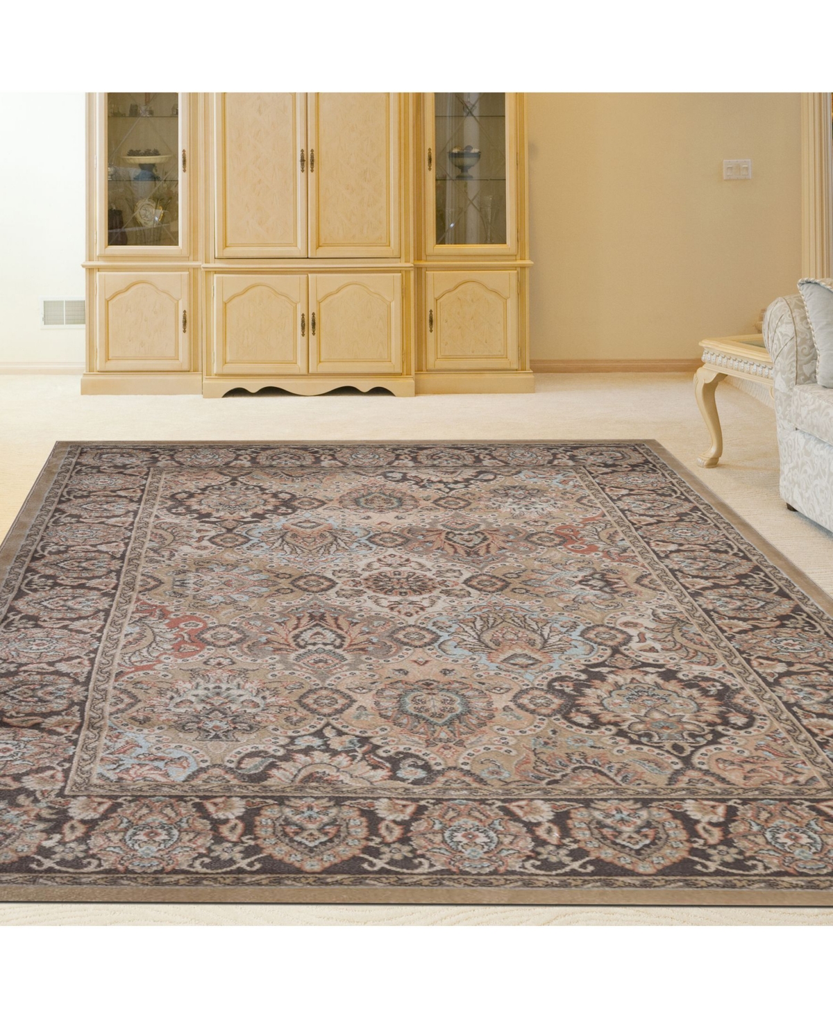 Closeout! Km Home 3802/0031Gerola Beige 5'3