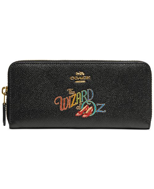 COACH Wizard Of Oz Slim Accordion Zip Wallet & Reviews - Handbags & Accessories - Macy&#39;s