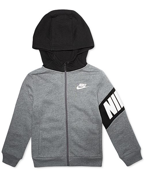 Gilet Sans Manches Zippé Garçon Rayures Gris Et Noir, Coton Bio, Badge Logo, âge 6-7 Ans