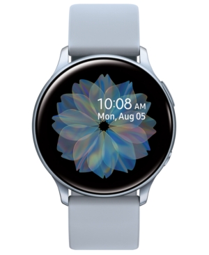 image of Samsung Galaxy Active 2 Gray Silicone Strap Touchscreen Smart Watch 40mm