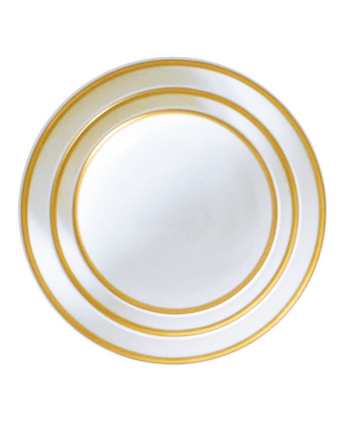 Twig New York - Golden Edge Set of Three Canape Plates