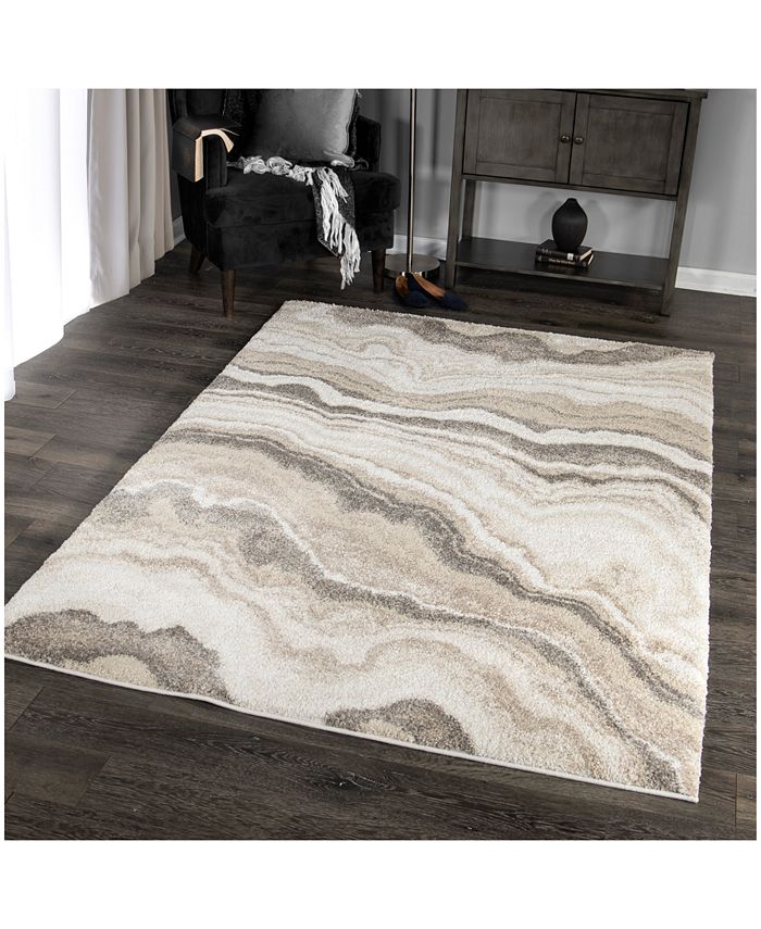 Orian Rugs Orian Mystical Cascade Natural Area Rug Collection - Macy's