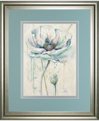 Fresh Poppies Il by Patricia Pinto Framed Print Wall Art - 34" x 40"