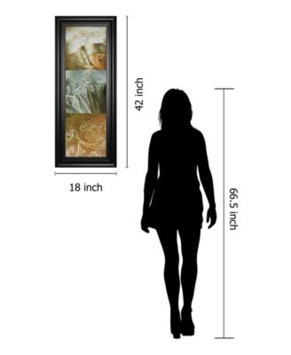 Square Choices by Thompson, L. Framed Print Wall Art - 18" x 42"