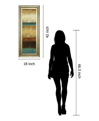 Earth by Allison Pearce Framed Print Wall Art - 18" x 42"