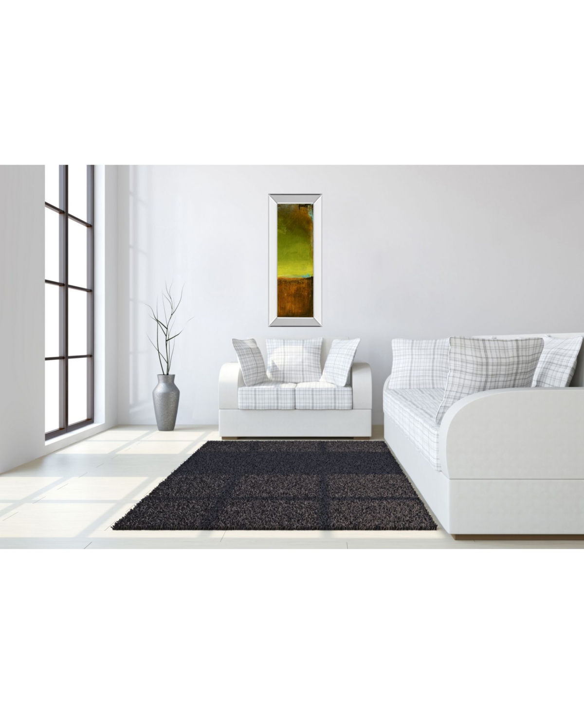 Classy Art Antigua Bay Il by Erin Ashley Mirror Framed Print Wall Art - 18
