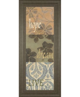 Classy Art Uplift I by Vision Studio Framed Print Wall Art - 18" x 42"