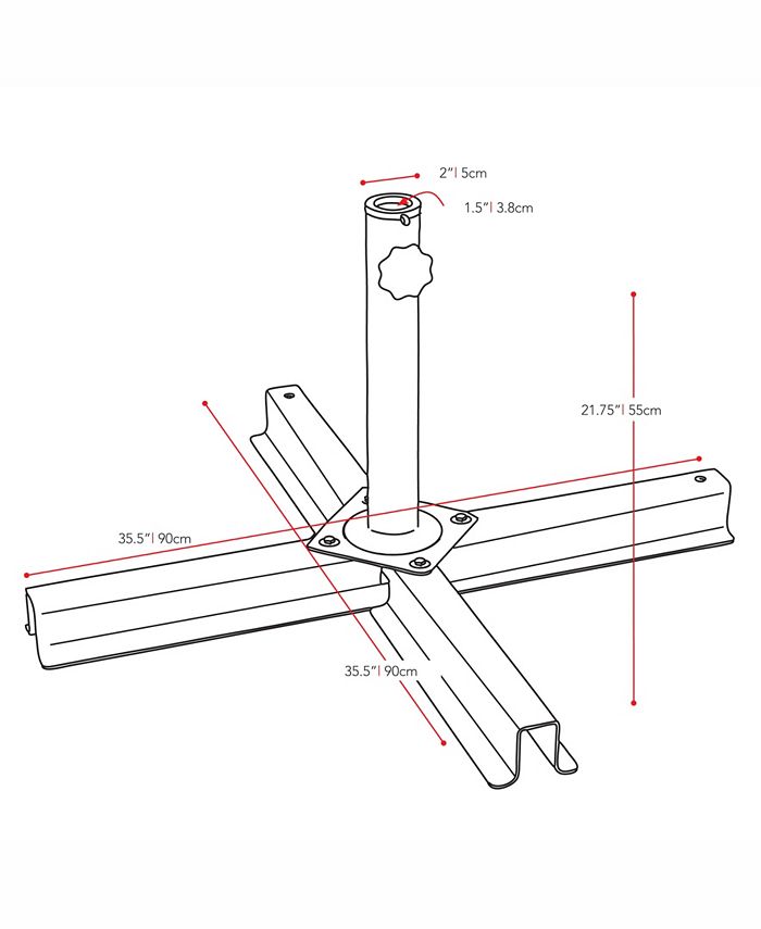 CorLiving Distribution Patio Umbrella Stand Macy's