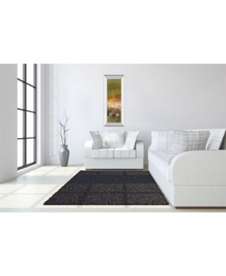 Circles in Green Panel I by Jeni Lee Mirror Framed Print Wall Art - 18" x 42"