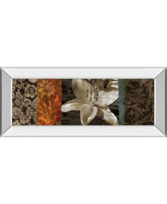 Evanescent I by Keith Mallet Mirror Framed Print Wall Art - 18" x 42"