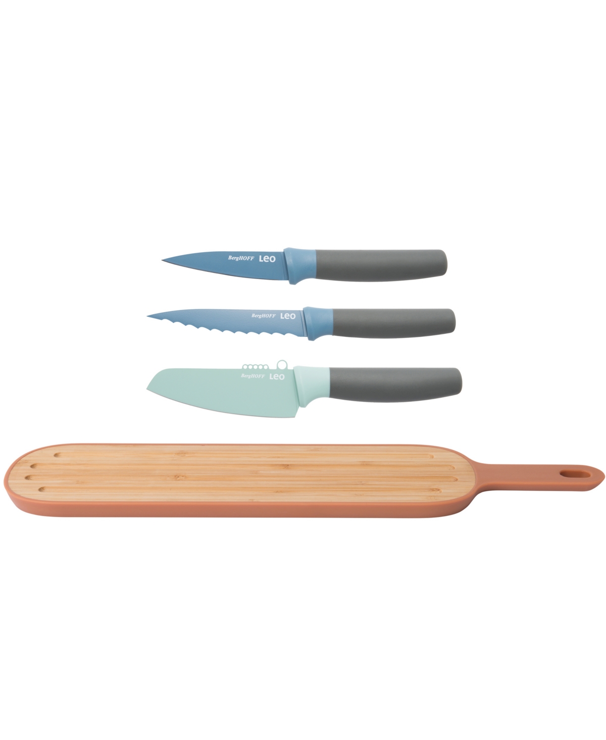BergHOFF Leo Collection 4-Pc. Cutlery & Cutting Board Set