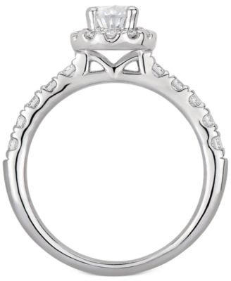 GIA Certified Diamond Pear Bridal Set (1-1/2 ct. t.w.) in 14k White Gold