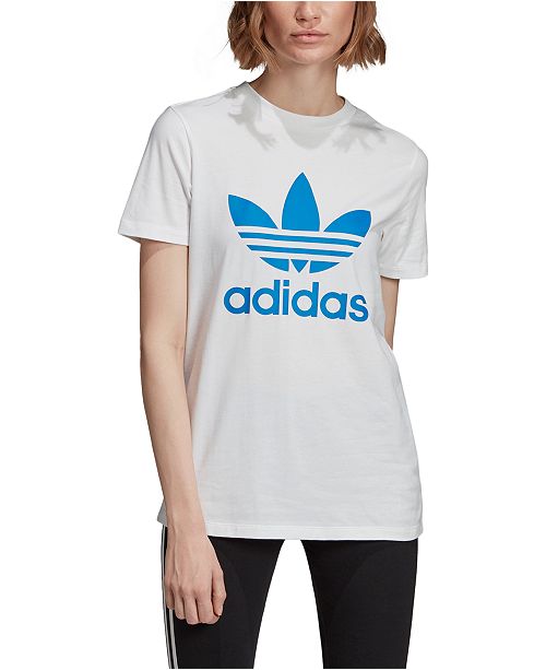 Adidas Women S Treifoil T Shirt Reviews Women Macy S
