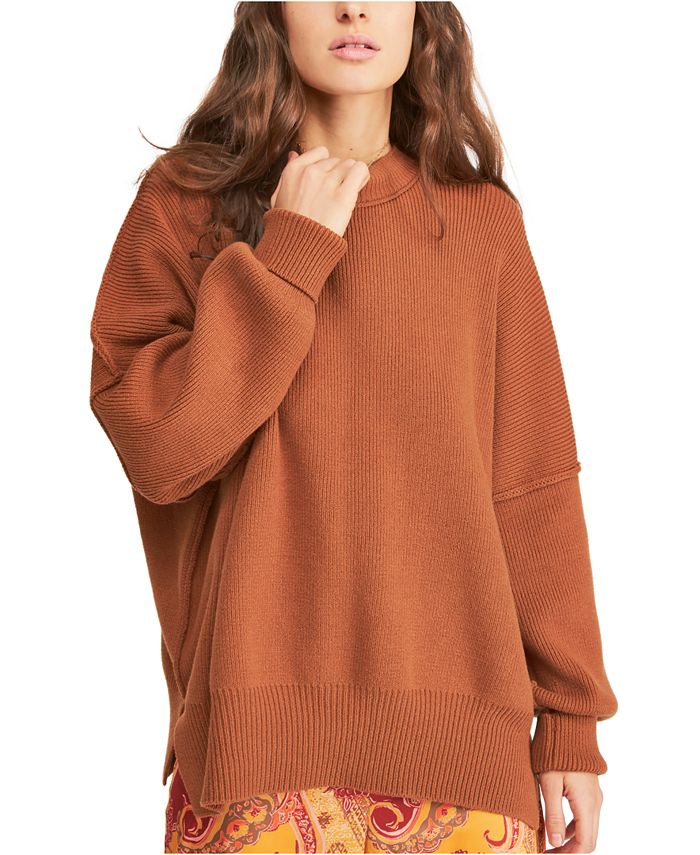 Free People Easy Street Tunic Sweater Reviews Sweaters Women Macy S