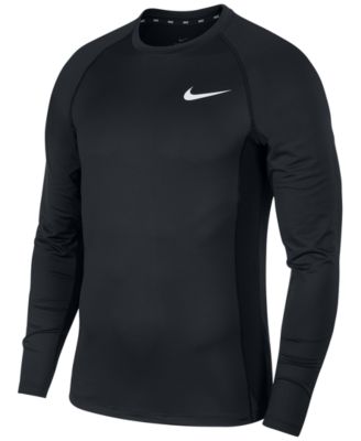 men's pro fitted long sleeve training shirt