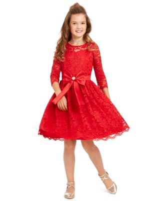macy's big girl dresses
