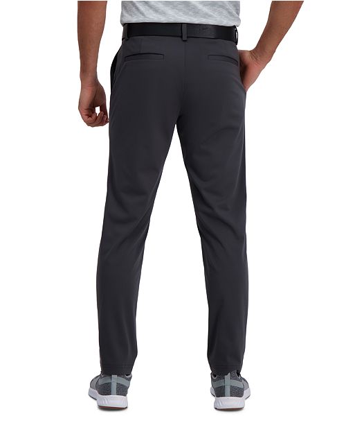 Haggar Men S Active Series Slim Fit Stretch Solid Casual Pants