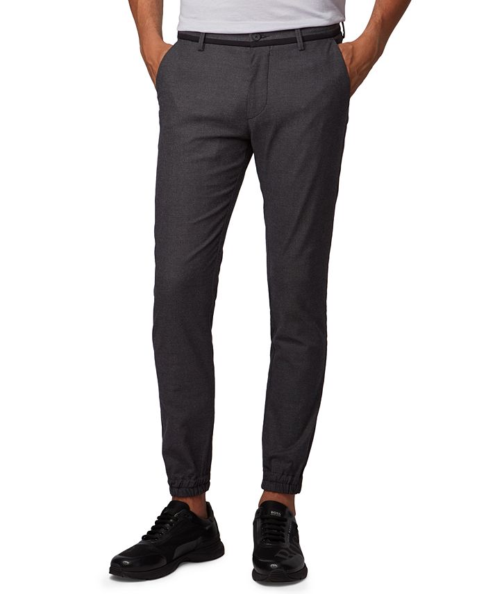 Hugo Boss BOSS Men's Cuffed SlimFit Trousers Macy's