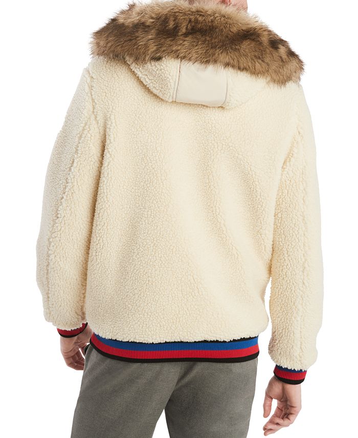 Tommy Hilfiger Men's Jowen Hooded Fleece Snorkel Jacket with Removable