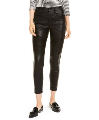 macys leather pants