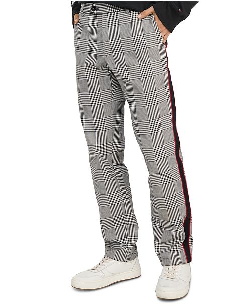 Tommy Hilfiger Men S Comfort Fit Brandon Check Trousers Reviews