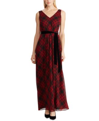 Lauren Ralph Lauren - Tartan Plaid Georgette Gown