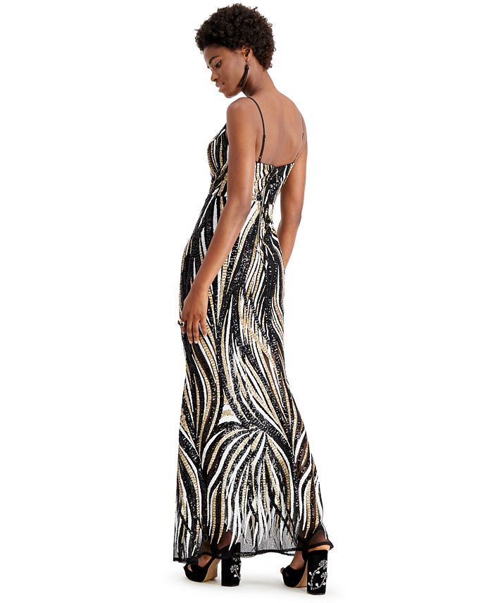 Marciano Sequin Mesh Gown & Reviews - Dresses - Women - Macy's