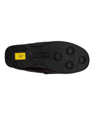 Slipperooz Men's Spun Indoor Outdoor S.U.P.R.O. Sock Cozy Moccasin Slipper