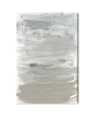 Minimal Paint Strokes Giclee Art Print on Gallery Wrap Canvas